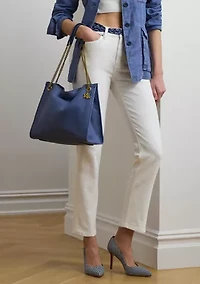 Pebbled Leather Large Bradley Tote Bag