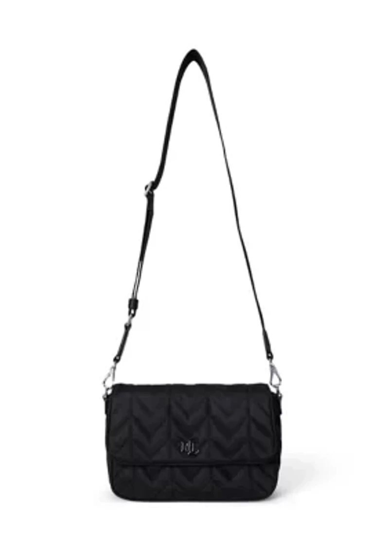 Crosshatch Medium Schylar Shoulder Bag