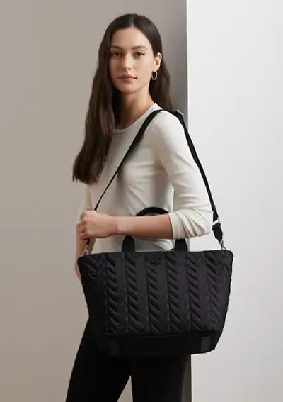 Quilted Extra Large Stevie Zip Tote Bag