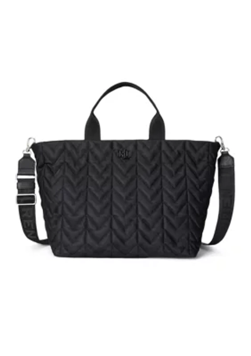 Quilted Extra Large Stevie Zip Tote Bag