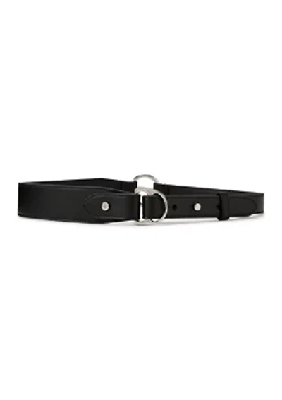 Equestrian D-Ring Leather Belt