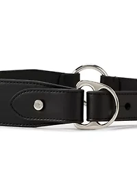Equestrian D-Ring Leather Belt