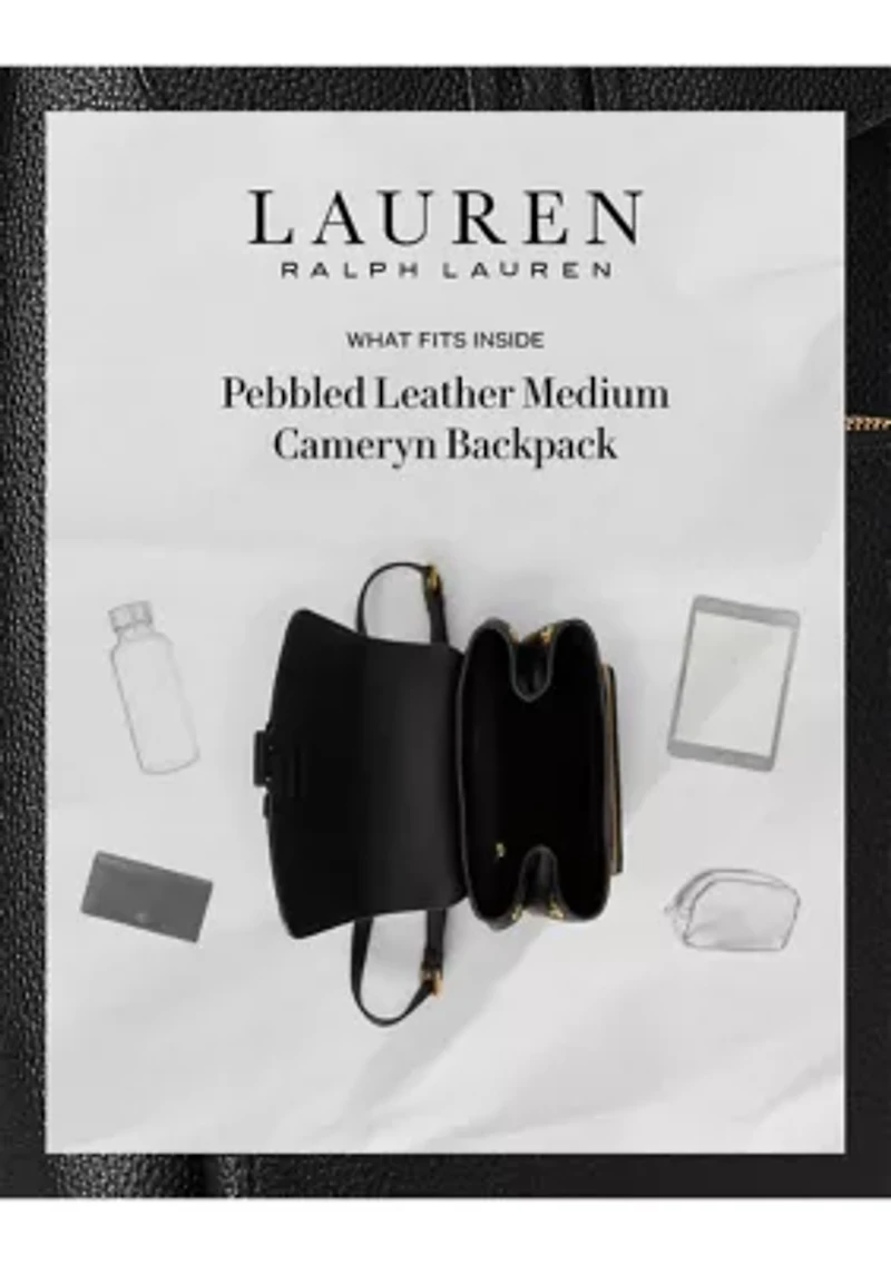 Pebbled Leather Medium Cameryn Backpack