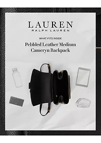 Pebbled Leather Medium Cameryn Backpack