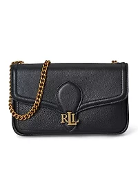 Pebbled Leather Bradley Crossbody Wallet