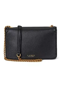 Pebbled Leather Bradley Crossbody Wallet