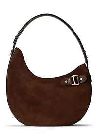 Suede Large Tasha Shoulder Bag