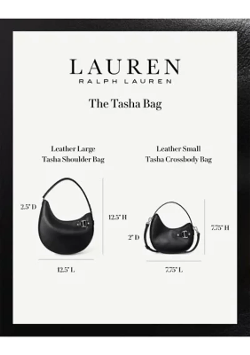 Leather Large Tasha Shoulder Bag