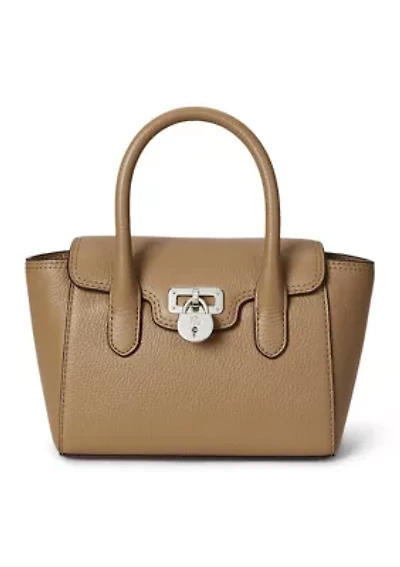 Pebbled Leather Small Tanner Satchel