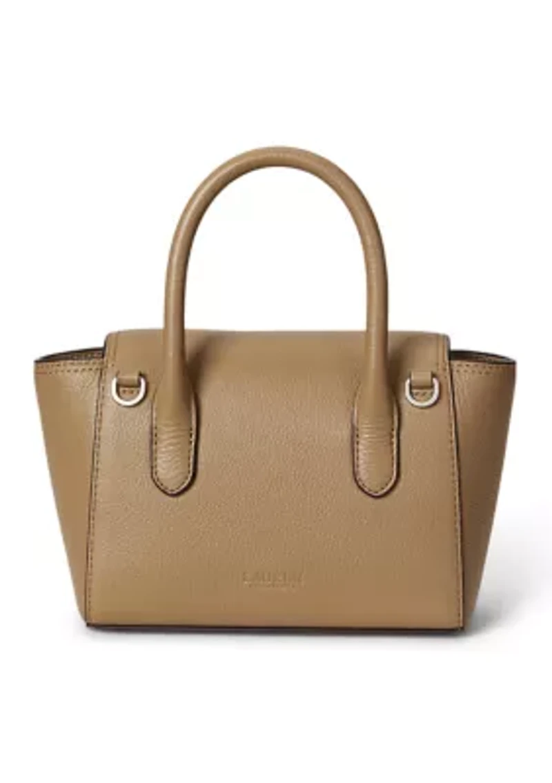 Pebbled Leather Small Tanner Satchel