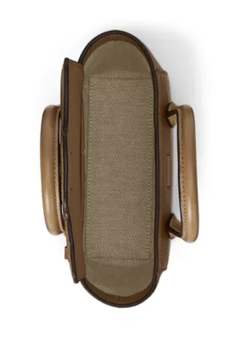 Pebbled Leather Small Tanner Satchel