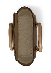 Pebbled Leather Small Tanner Satchel