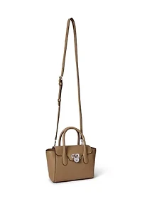 Pebbled Leather Small Tanner Satchel
