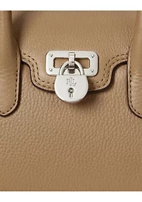 Pebbled Leather Small Tanner Satchel