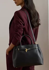 Leather Large Blaike Satchel