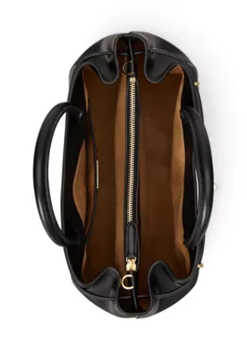 Leather Large Blaike Satchel