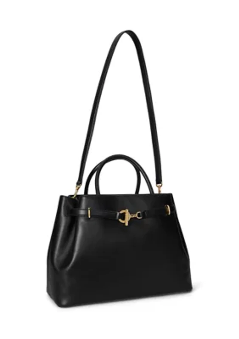 Leather Large Blaike Satchel