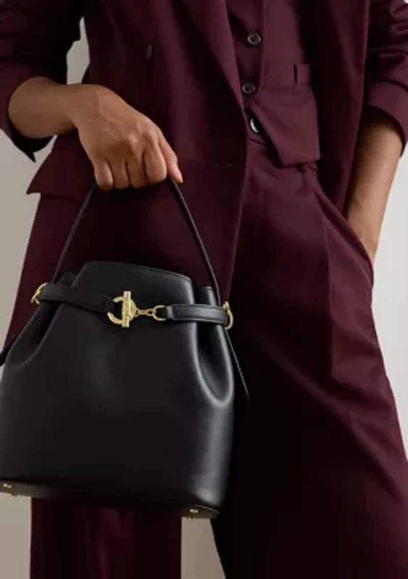 Leather Medium Blaike Bucket Bag