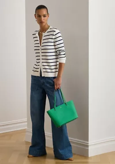 Crosshatch Leather Medium Karly Tote