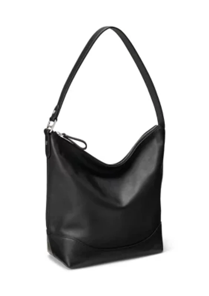Leather Large Tasha Bucket Bag