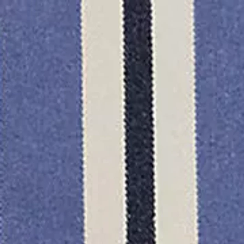 Striped Canvas Large Devyn Tote Bag