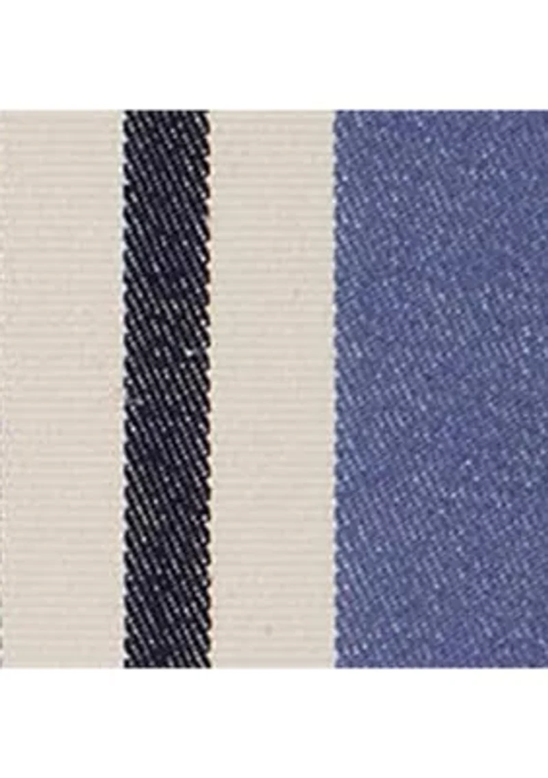 Striped Canvas Large Devyn Tote Bag