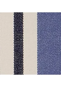 Striped Canvas Large Devyn Tote Bag