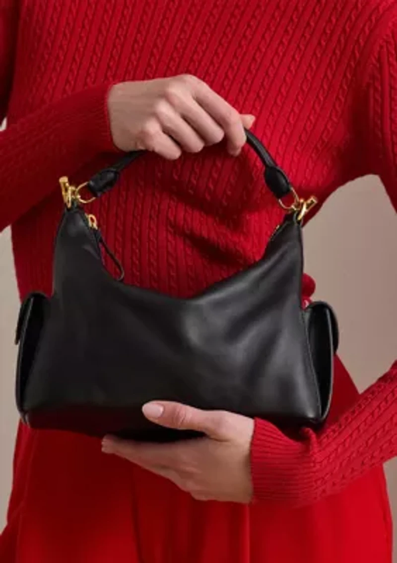 Nappa Leather Small Blaike Shoulder Bag