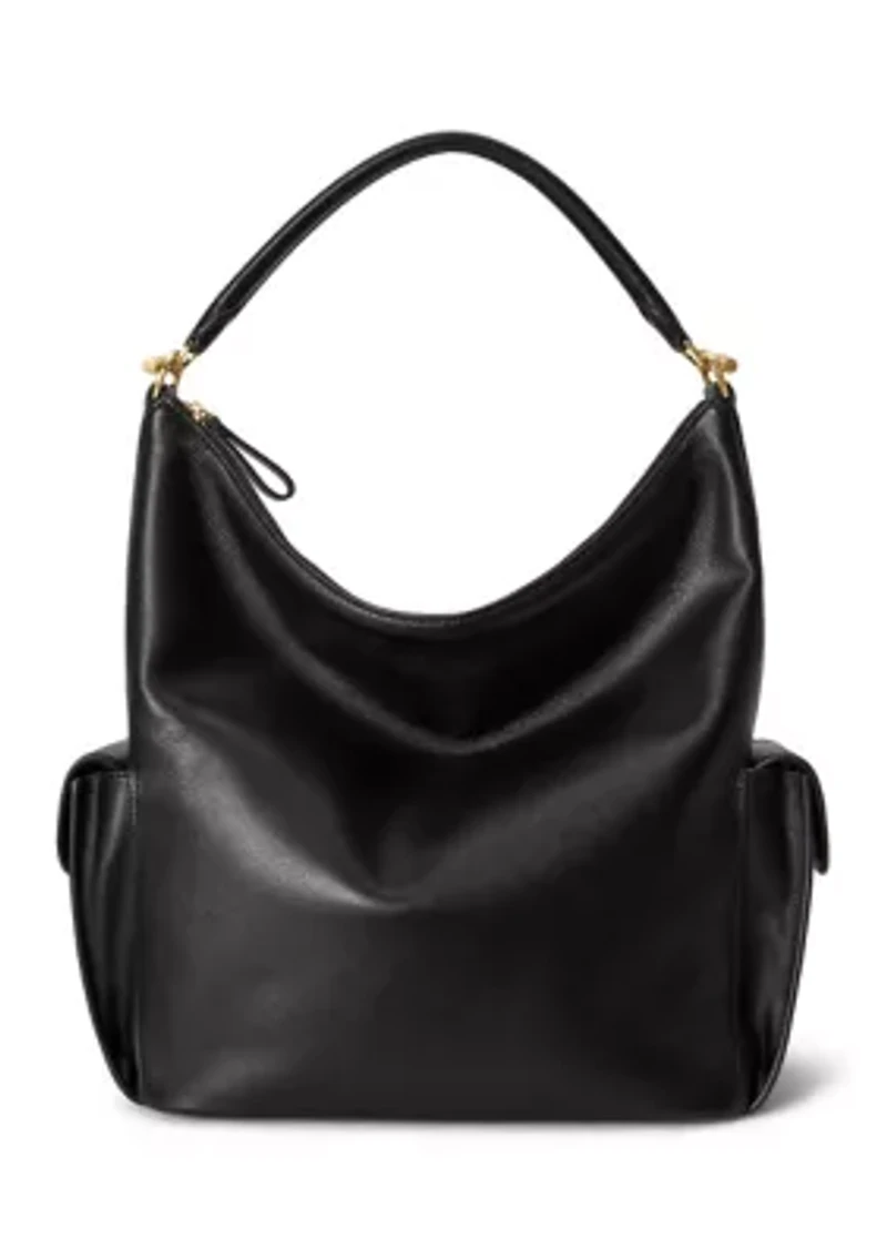 Nappa Leather Large Blaike Shoulder Bag