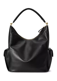 Nappa Leather Large Blaike Shoulder Bag