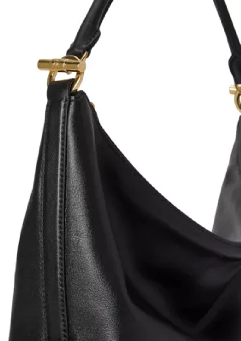 Nappa Leather Large Blaike Shoulder Bag