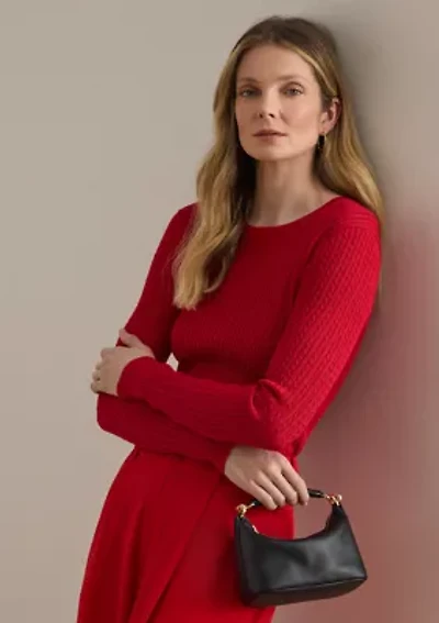 Nappa Leather Mini Blaike Shoulder Bag