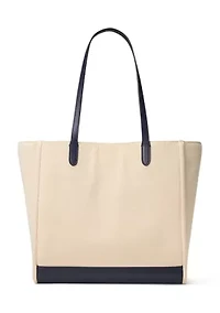 Dog-Embroidered Large Cameryn Tote Bag