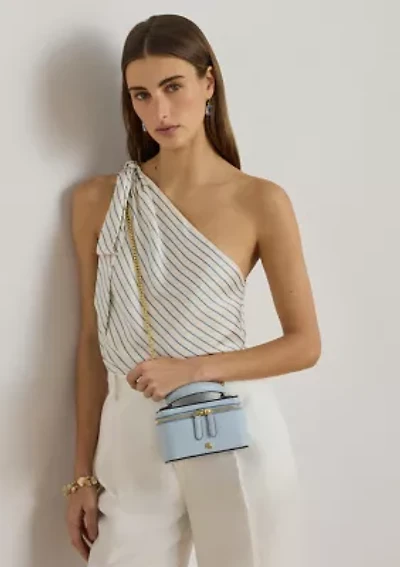 Leather Small Hallee Crossbody Bag