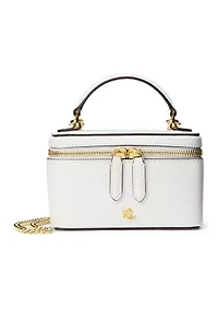 Leather Small Hallee Crossbody Bag