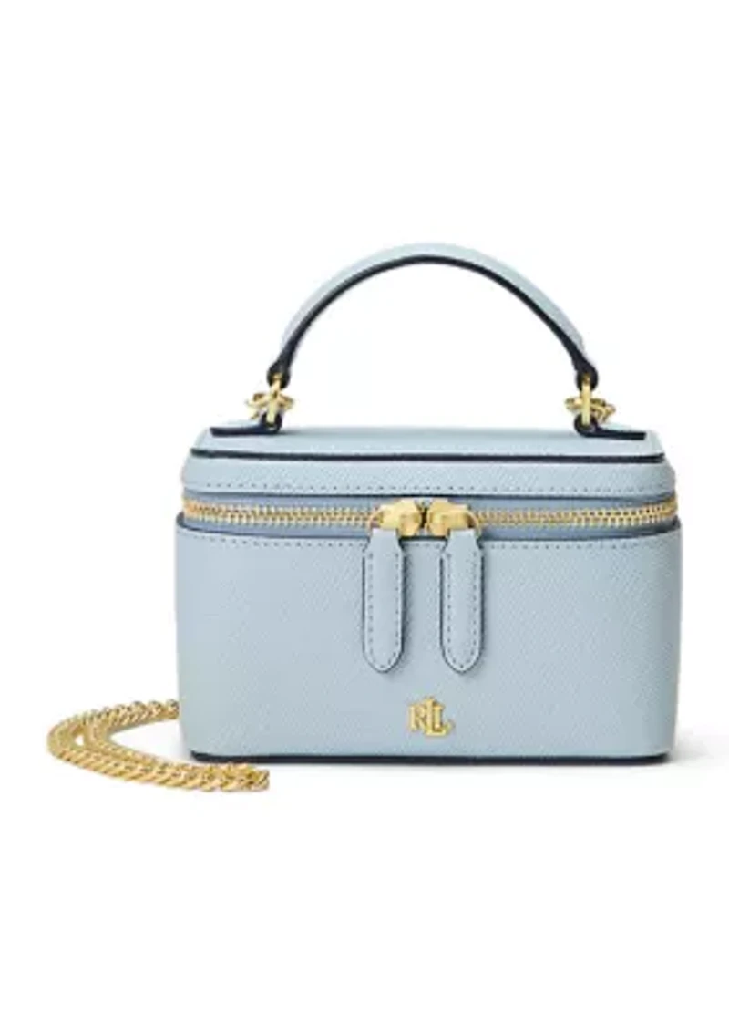 Leather Small Hallee Crossbody Bag