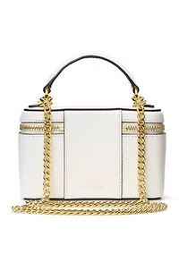 Leather Small Hallee Crossbody Bag