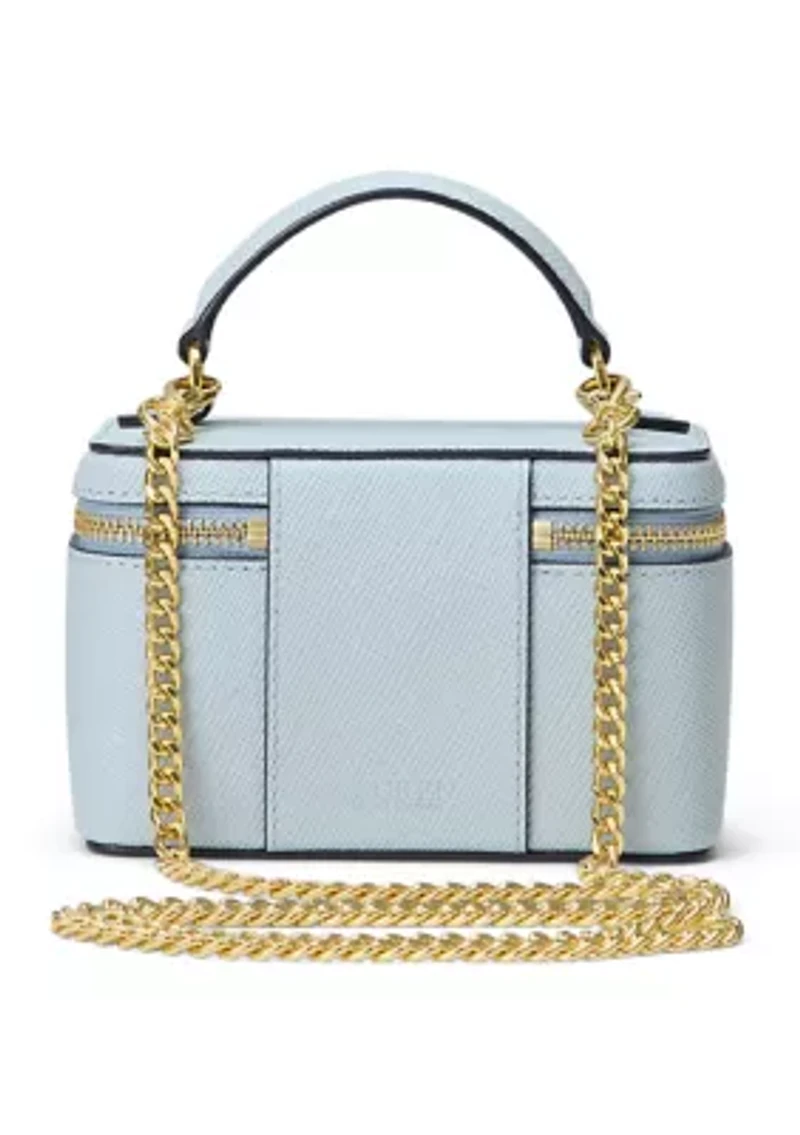 Leather Small Hallee Crossbody Bag