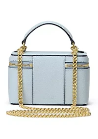 Leather Small Hallee Crossbody Bag