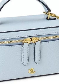 Leather Small Hallee Crossbody Bag