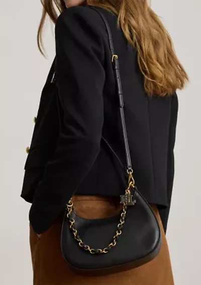 Leather Medium Marcy Zip Shoulder Bag