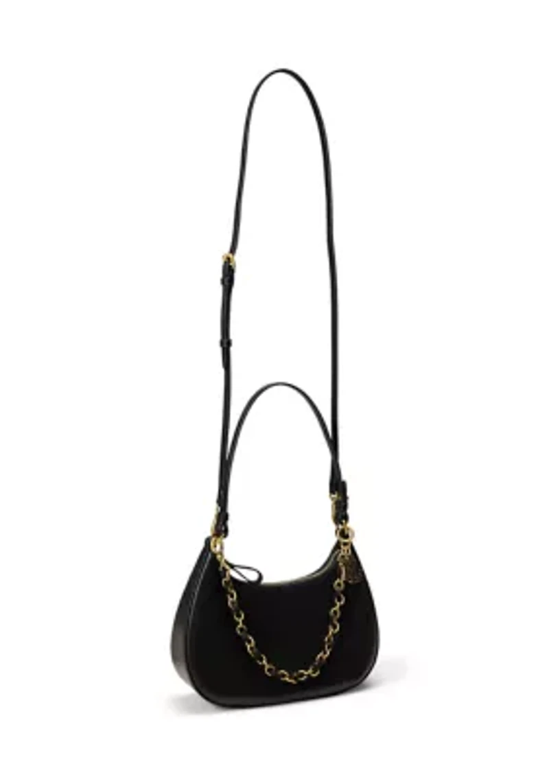 Leather Medium Marcy Zip Shoulder Bag