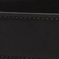 Rounded-Buckle Leather Skinny Belt