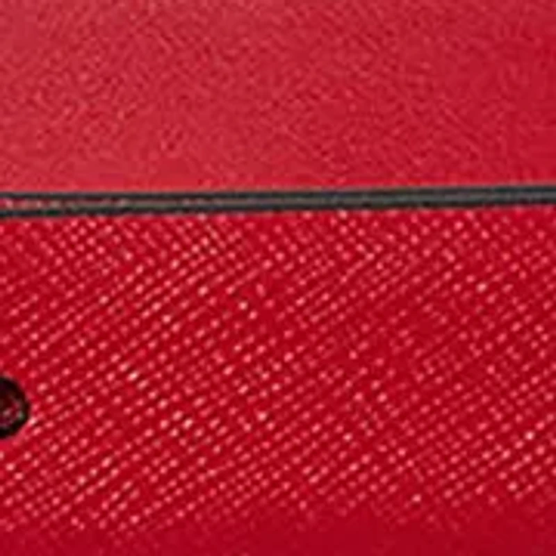 Charm Crosshatch Leather Belt