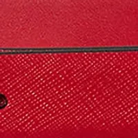 Charm Crosshatch Leather Belt