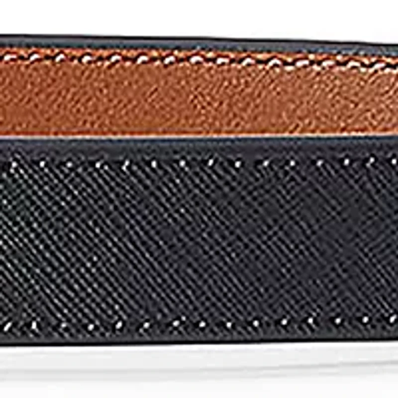 Reversible Crosshatch Leather Belt