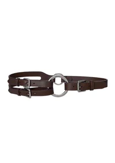 Tri-Strap O-Ring Leather Belt