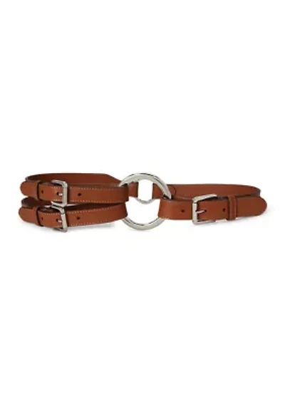 Tri-Strap O-Ring Leather Belt