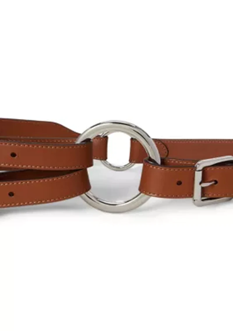 Tri-Strap O-Ring Leather Belt
