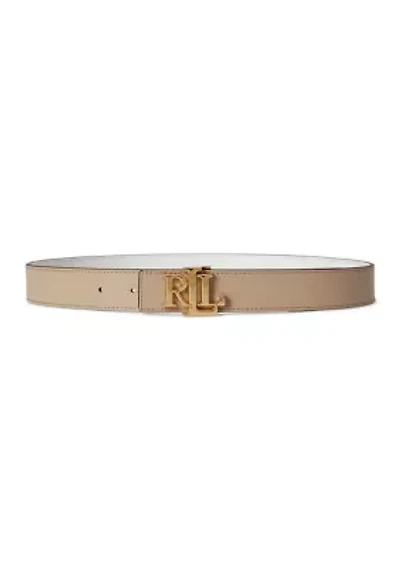 Logo Reversible Leather Belt